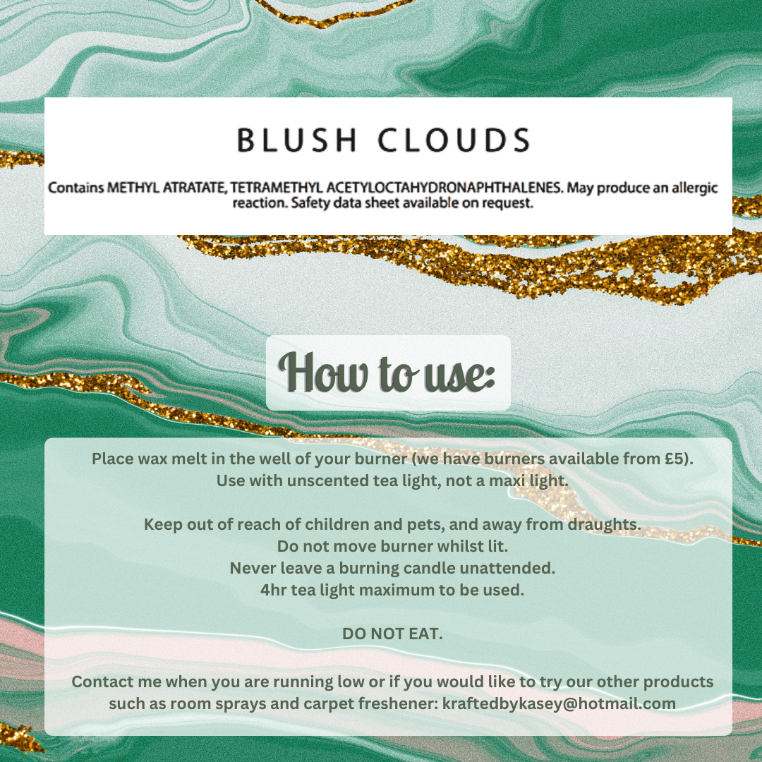 Blush Clouds Wax Melt Bar