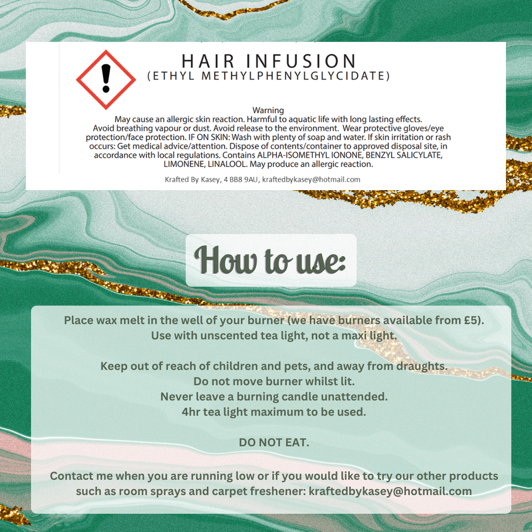 Hair Infusion Wax Melt Bar