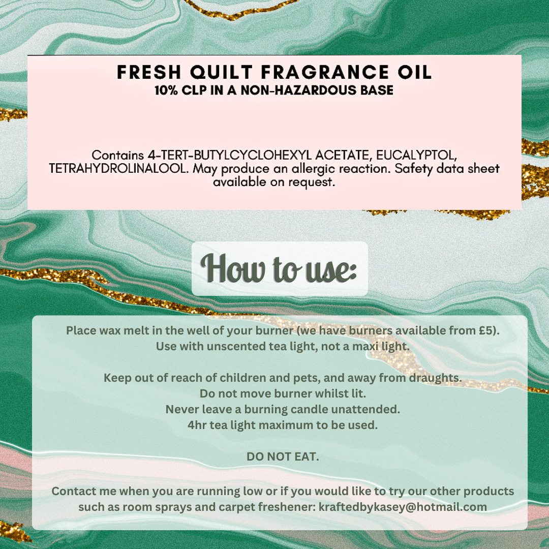 Fresh Quilt Wax Melt Bar