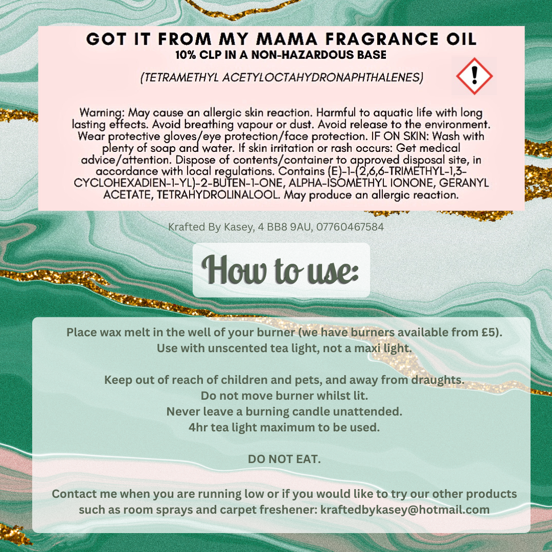 Got It From My Mama Wax Melt Bar