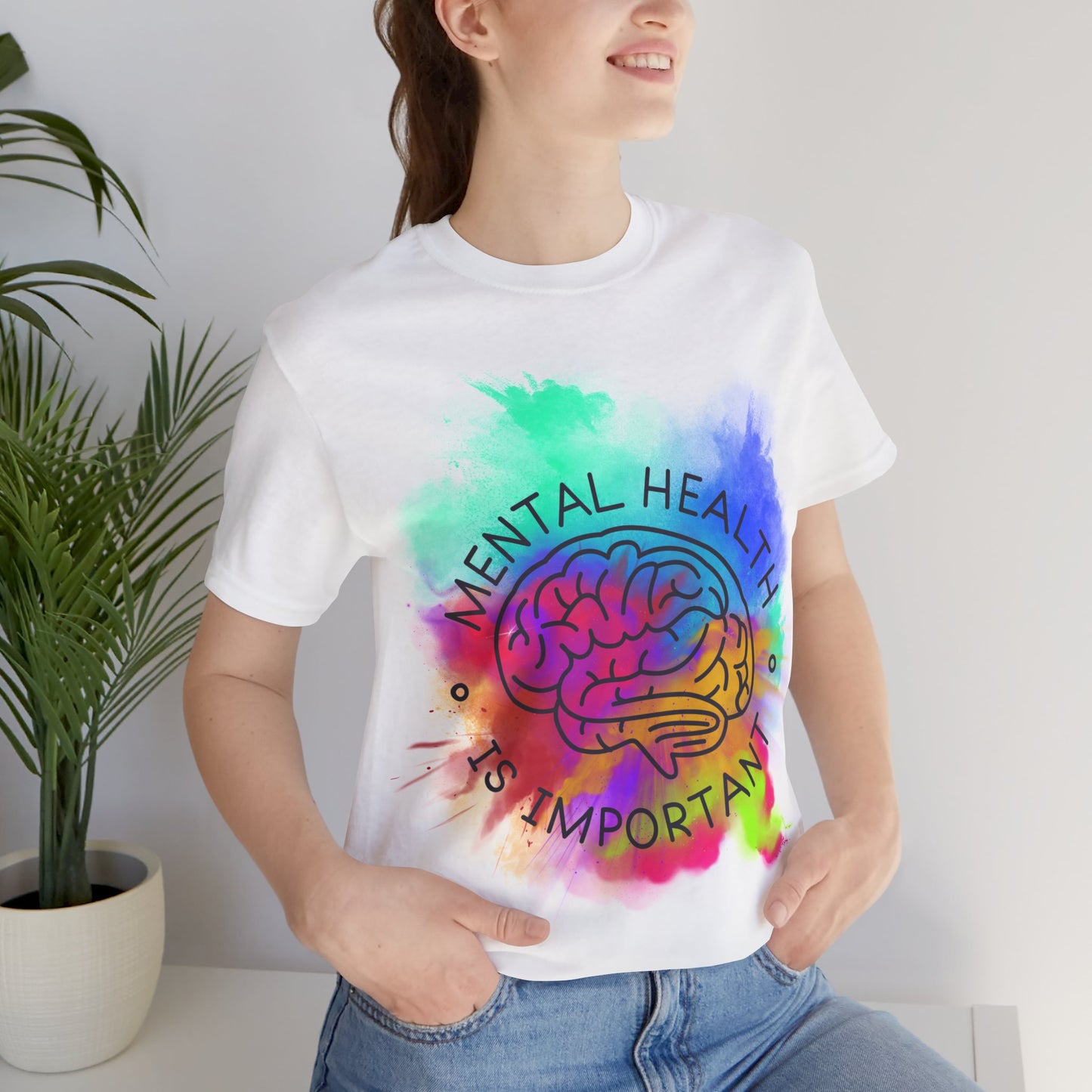 Mental Health Is Important White T-Shirt