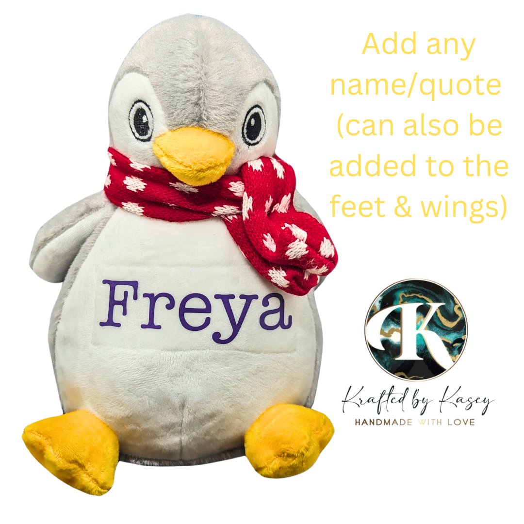 Personalised Penguin Plushie