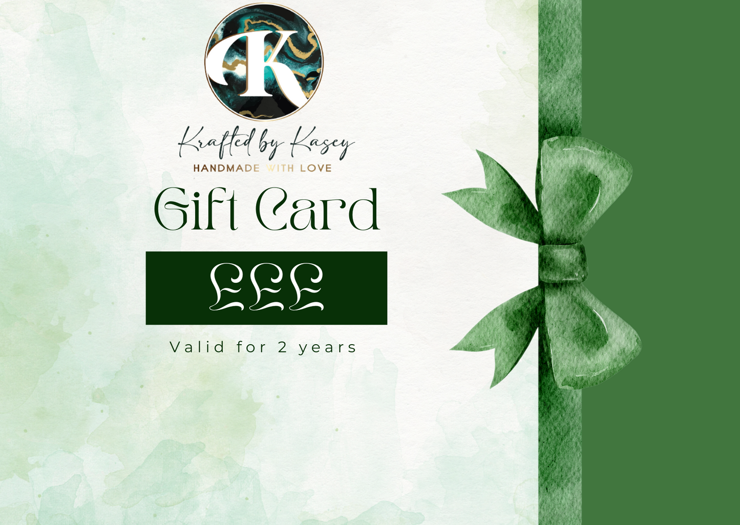 Krafted By Kasey Gift Card