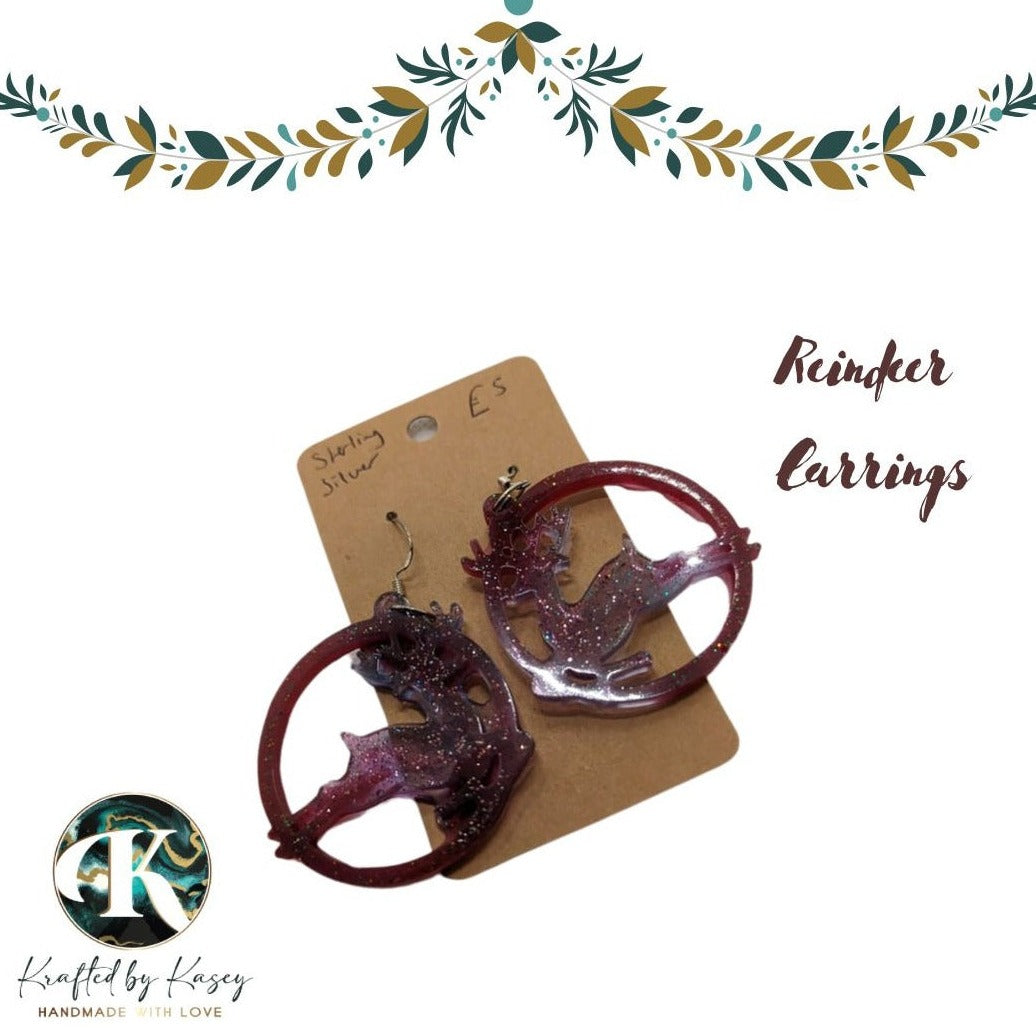 Jumping Reindeer Earrings