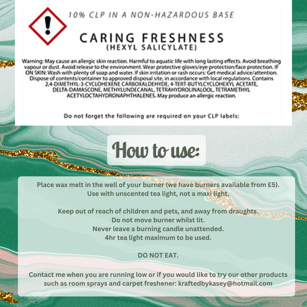 Caring Freshness Wax Melt Bar