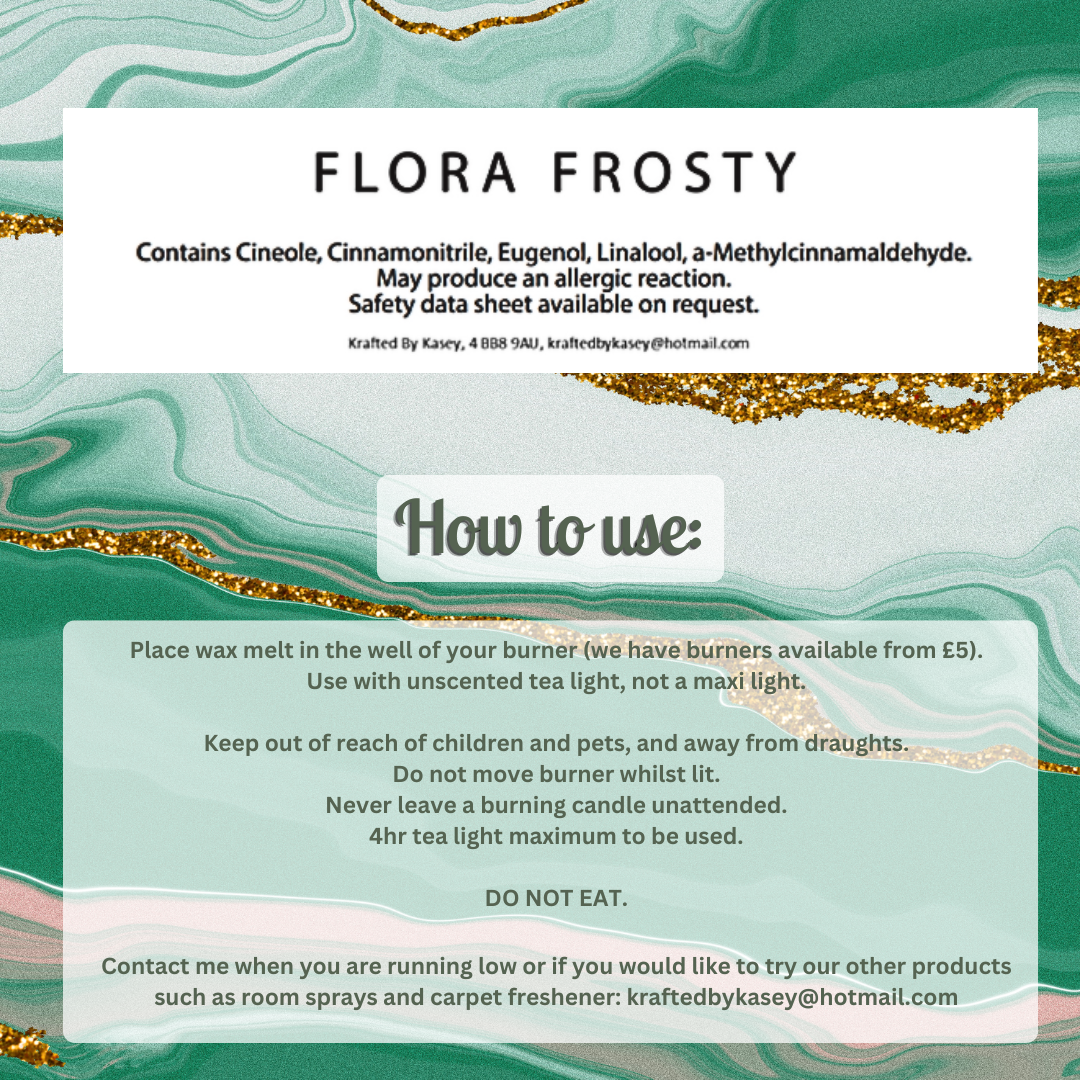 Flora Frosty Wax Melt Bar