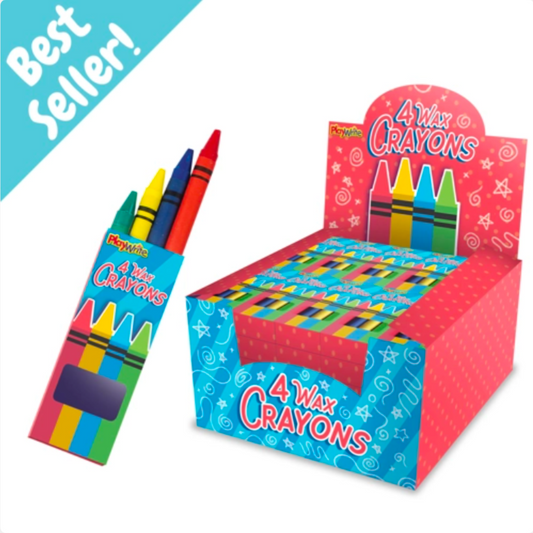 Colourful Crayons - 4 pack