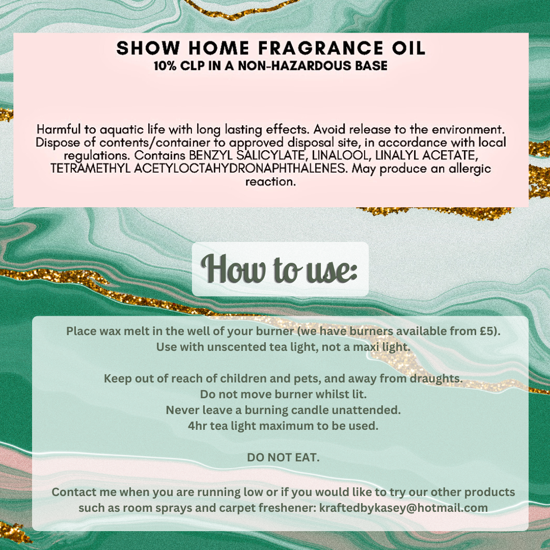 Show Home Wax Melt Bar