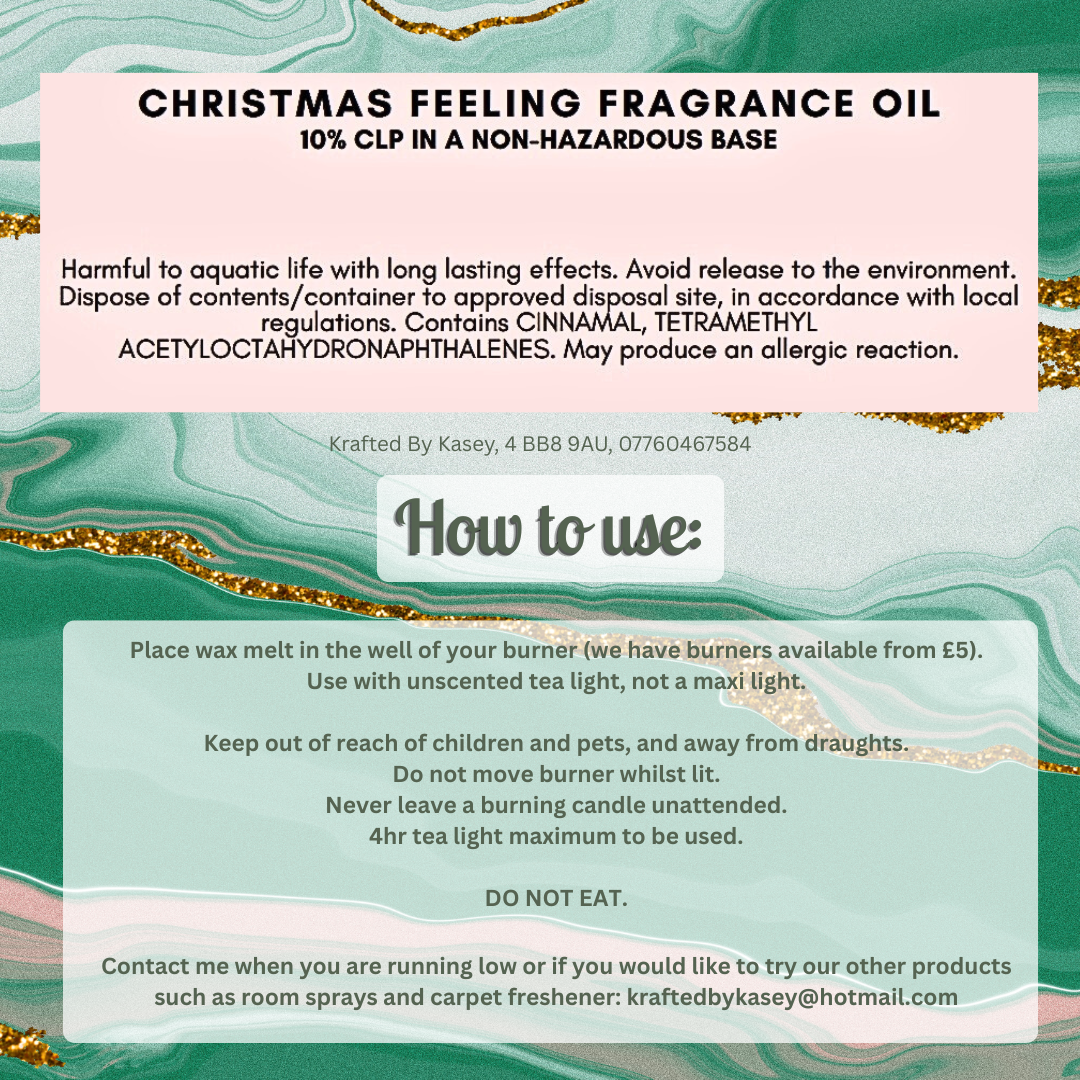 Christmas Feeling Wax Melt Bar