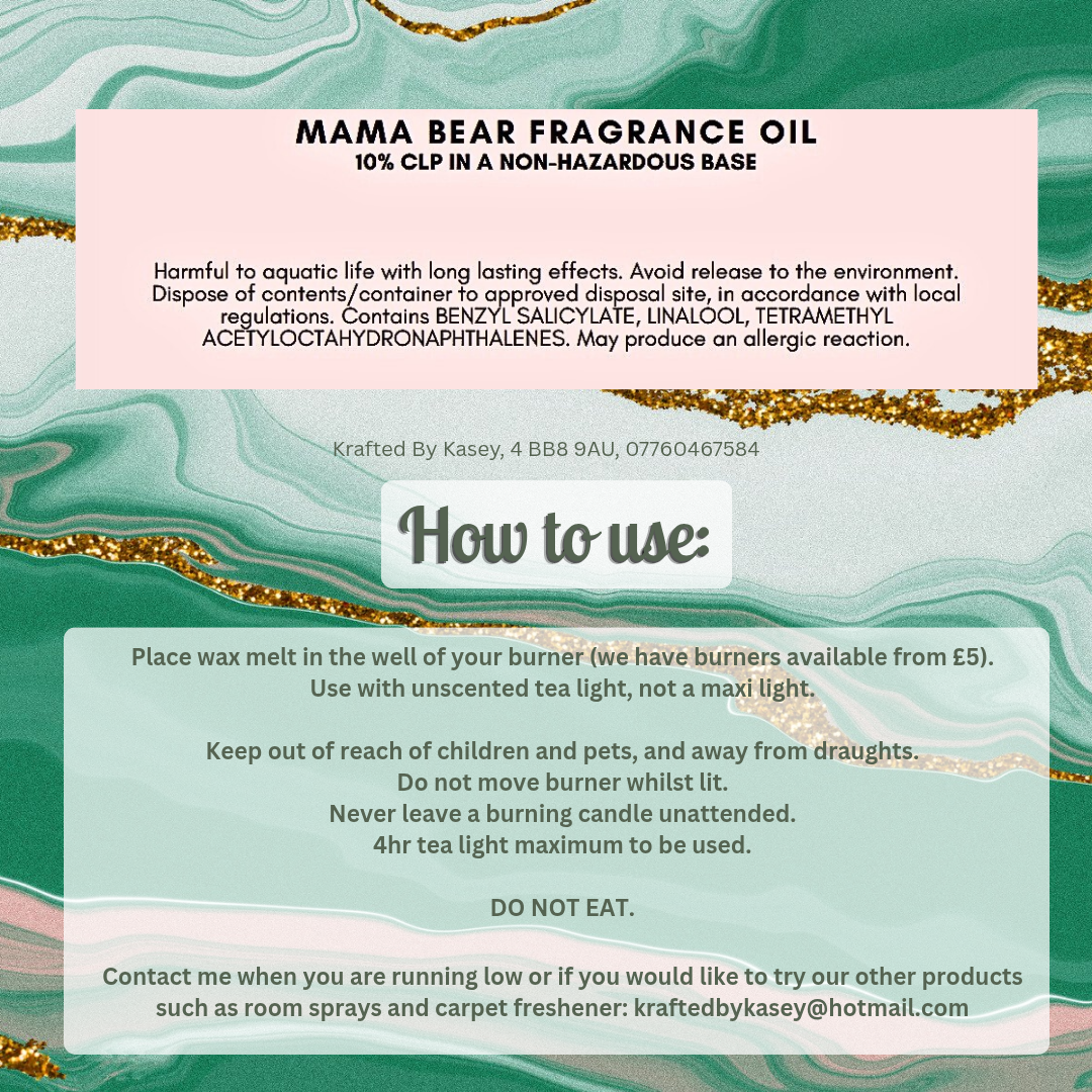 Mama Bear Wax Melt Bar