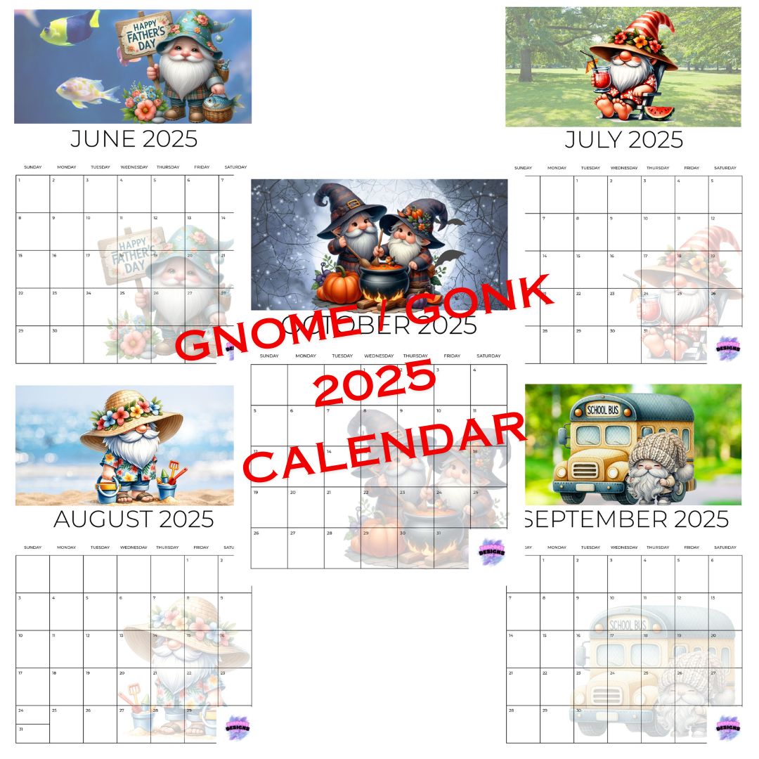 Gnome / Gonk Calender 2025