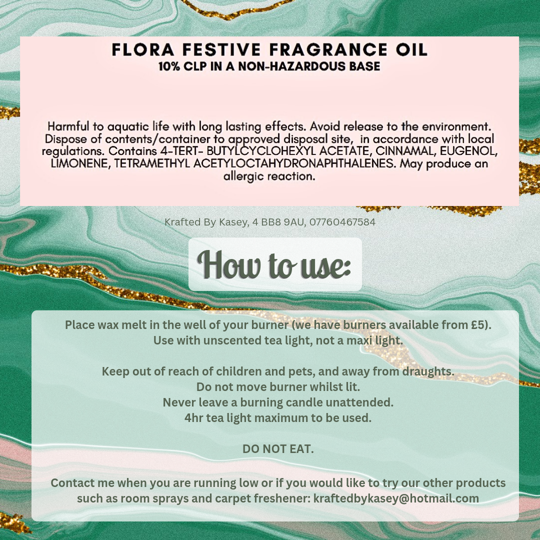 Flora Festive Wax Melt Bar