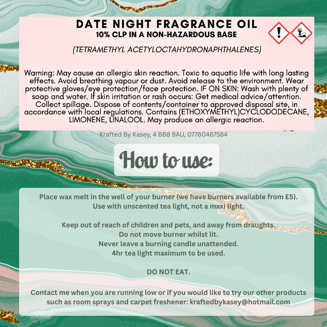 Date Night Wax Melt Bar