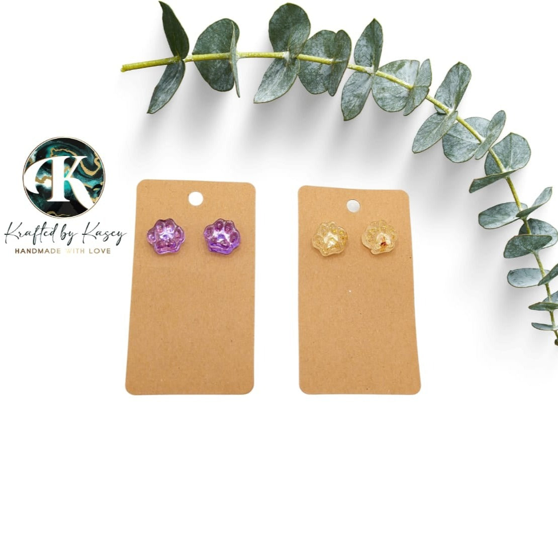 Paw Print Earrings