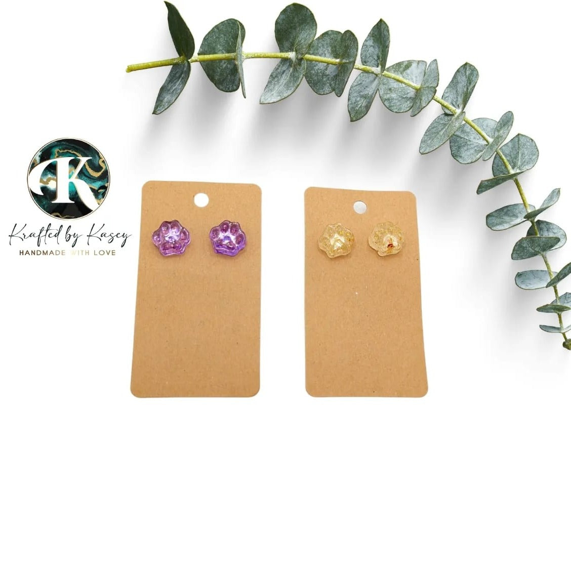 Paw Print Earrings